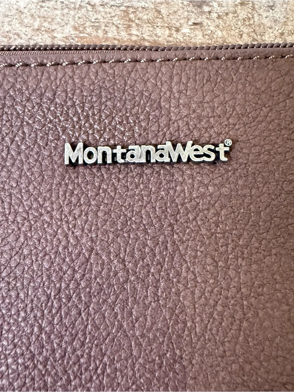 Montana West Brown Wristlet Wallet